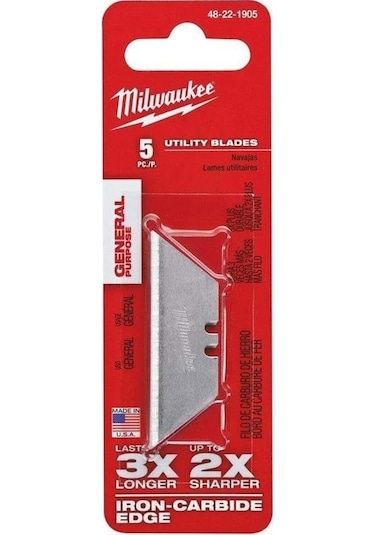 Milwaukee Maket Bıçağı Yedeği 5 Parça 48221905