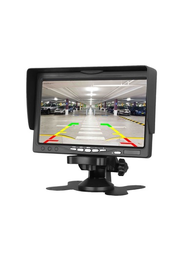 Obus Ev-m500e Ecoview Çift Video Girişli Güneşlikli Analog 7 Inch Araç Monitörü