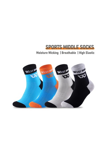 Gri Bisiklet Sürme Midcalf Çorap Bisiklet Bisiklet Çorapları Yumuşak Nefes Spor Çorapları Rahat Yüksek Gri