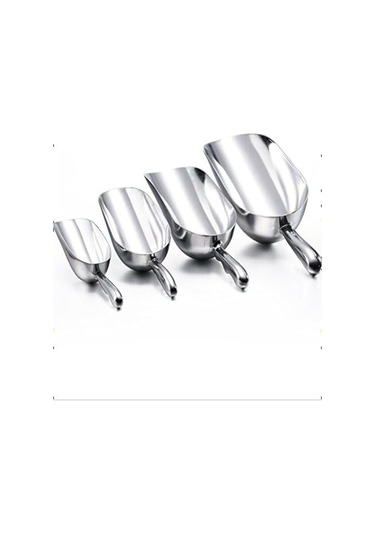 Yaleker Alüminyum Metal Buz Kasa Ve Mutfak Çakmaçısı - Ergonomik Saplı, Pas Koruyucu, Kahve Fıstığı, Şeker, Un, Patlamış Mısır İçin Dayanıklı