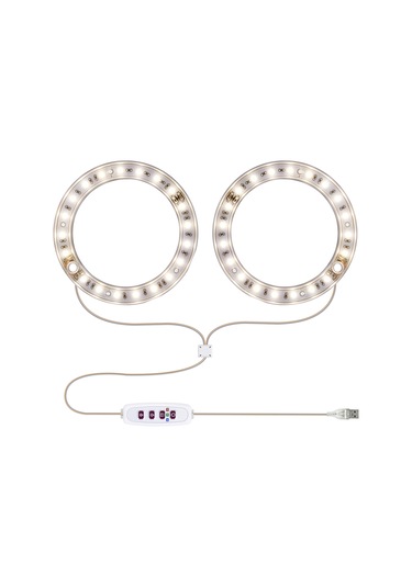 Yaleker Usb Güçlü Bitki Büyütme Lambası, 20 Led Işık, 5 Parlaklık Seviyesi, 8h/12h/16h Zamanlayıcı, Ayarlanabilir Yükseklik, Doğal Işık Diğer