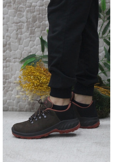 Scooter M4101 Kahve Outdoor Ayakkabı Hakiki Deri Su Geçirmez Erkek Ayakkabı 001