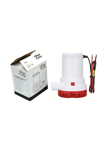 Honeybeeshop 24v 1500gph 12v 24v Otomatik Drenaj Pompası 1500gph 2000gph Elektrikli Denizaltı Su Pompası Tekne Sump Pompası Abs Malzemeli