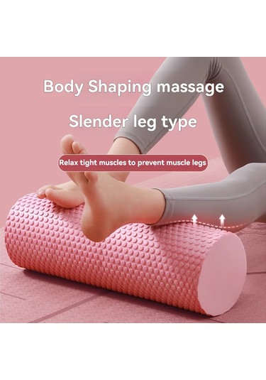 Geeksen Eva Yoğun Yoğun Köpük Eksen 45cm Pembe - Kas Gevşemesi, Masaj, Pilates, Rehabilitasyon Ve Yoga Aracı Pembe