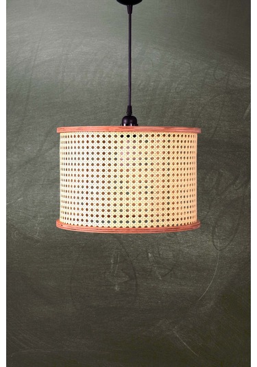 Istanbul Serisi Seda Hazeran Avize Sarkıt 35cm Ahşap