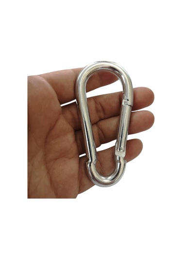 Galvanizli Karabina, 9 Mm, Askı, Çengel, Kanca, Anahtarlık