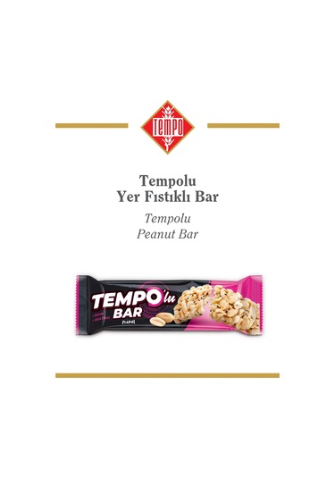 Tempolu Yer Fıstıklı Bar 30 G X 12 Adet