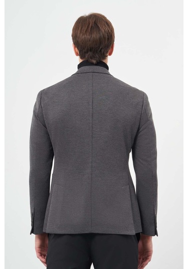 Siyah Kazayağı Desen Örme Mono Yaka Astarsız Çift Yırtmaç 2 Düğme 6 Drop Slim Fit Casual Ceket 1002245150 Siyah Siyah Kazayağı Desen Örme Mono Yaka Astarsız Çift Yırtmaç 2 Düğme 6 Drop Slim Fit Casual Ceket 1002245150 Siyah