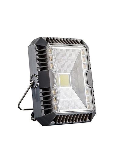 Sones Güneş Enerjili Led Projektör Ip55 Su Geçirmez Duvar Lambası Açık Hava Güvenliği Kamp Acil Durum Lambası