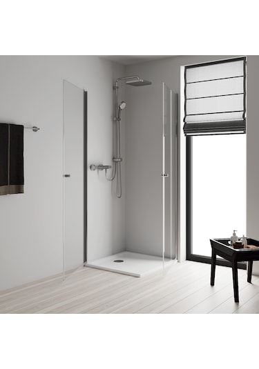 Grohe Tempesta Cosmopolitan System 250 Cube Duvar Bağlantılı Divertörlü Duş Sistemi - 26694000 Krom