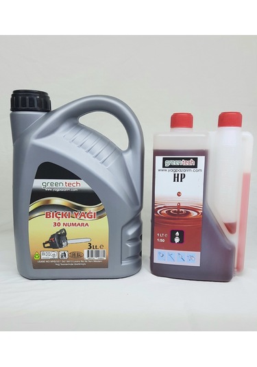 Greentech 30 Numara Bıçkı Testere Zincir Yağı 3 Lt +2t Ölçekli 1