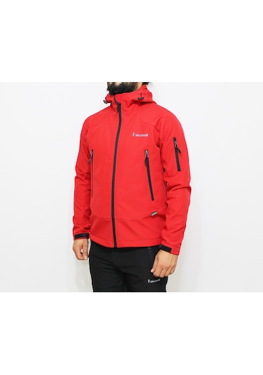 Mudwill Softshell Erkek Mont Ceket Kırmızı