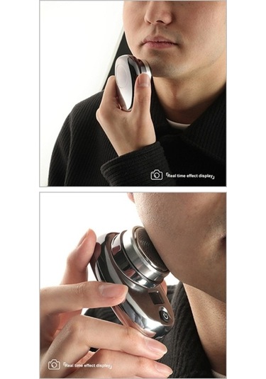 Ulzyvf Tıraş Sürümü Seyahat Mini Mavi Makinesi Erkek Elektrikli Cep At