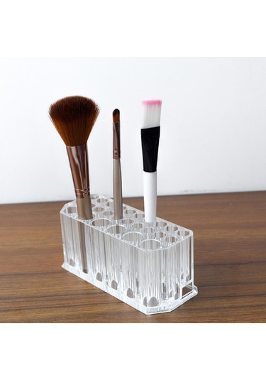Homyl Kozmetik Fırçalar Depolama Tutucu Akrilik 26 Yuva Fırça