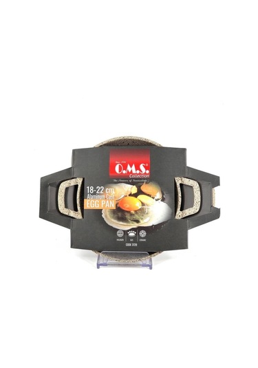 Oms 3729 Döküm Granit 2 Parça Kapaksız Sahan Set 18-20 Cm Kumbeji