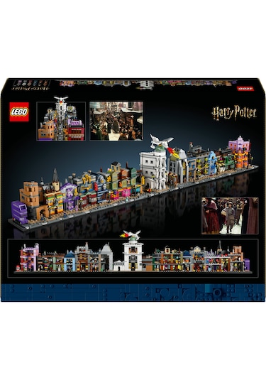 LEGO® Harry Potter™ Diagon Yolu Büyücü Mağazaları 76444 - Yetişkinler için Koleksiyonluk Yaratıcı Sergileme Modeli Yapım Seti (2750 Parça)
