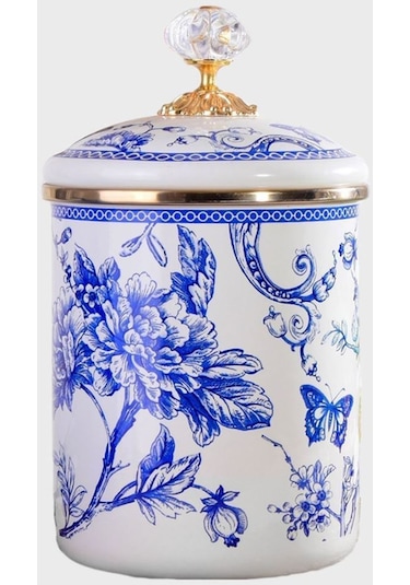 Blukvn-8324-3 Miss Betty 15 Cm Emaye Büyük Boy Kavanoz 001