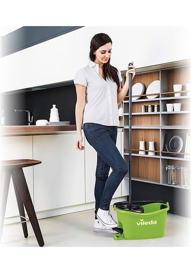 Vileda Turbo Colors 2in 1 Temizlik Seti Yeşil