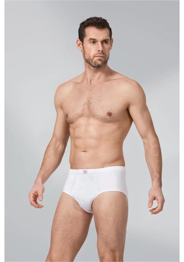 Namaldi Erkek Penye Slip Külot 110 - 3 Adet Beyaz