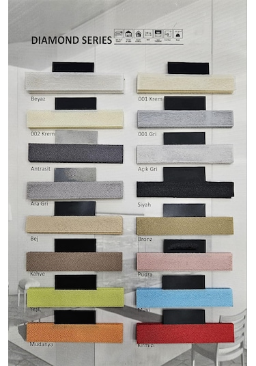 As Perde Pvc - Cam Balkon Uyumlu Ekonomik Plise Perde Vidalı