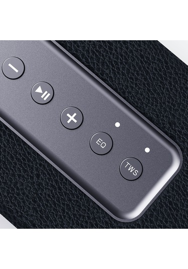 Lenyes S875 Elegance Serisi Rgb Işıklı Taşınabilir Su Geçirmez Tws Bluetooth Hoparlör V5.3 40w Siyah