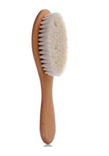 Lionesse Bebek Saç Fırçası Ahşap