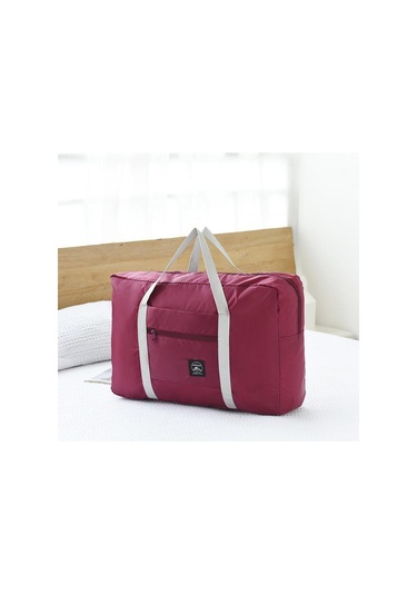 Şarap Kırmızısı Yogodlns 1 Adet Katlanabilir Bagaj Çantası Büyük Kapasiteli Piknik Saklama Çantası, Ev Seyahat Çantaları 56970899 Kırmızı