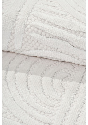 Volora Halı Koleksiyonu Yumuşak Dokulu, Modern İnce Form, Tozumaz Ve Kolay Temizlenebilir Krem - Beyaz