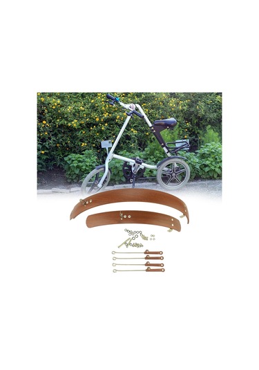 Suntek Katlanır Bisiklet Çamurluk Ön Ve 16-inç-kahverengi Kahverengi