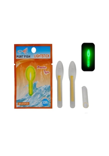 Port Fish 4.50*37 Çiftli Top Uz Kafa Fosfor