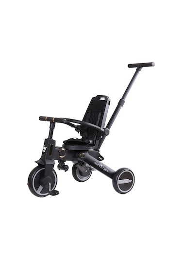 Merkür Bebe Falky 7in1 Katlanabilir Üç Tekerlekli Bebek ve Çocuk Bisikleti Gold