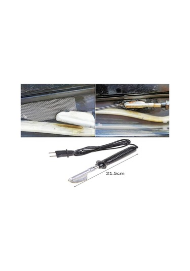 Vkemall Gümüş Renkli Araba Tampon Tamir Makinesi Düz Uçlu Tamir Aleti