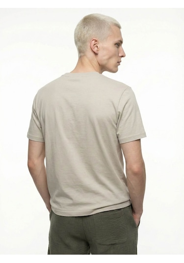 Loft Regular Fit Taş Erkek T-shirt Lf2042953