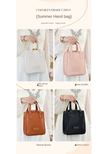 Büyük Kapasiteli Seyahat Makyaj Çantası, Su Geçirmez, Taşınabilir 1