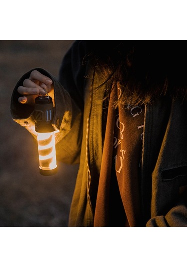 Mountainhiker Açık Kamp Çadır Işığı Balıkçılık Yürüyüş Lambası El Siyah