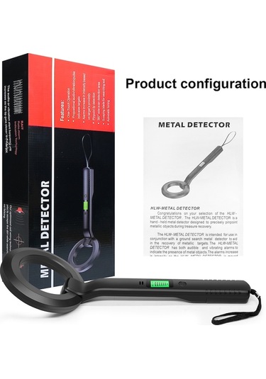 Gp El Lcd Ekran Metal Dedektörü Taşınabilir Pin Pointer Hazine Bulucu Probu, Buzzer Alarmı / Titreşim İle 1