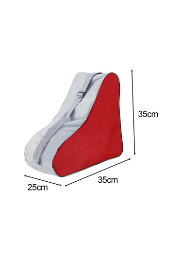 Suntek Paten Çantası Taşıma Ayakkabıları Saklama Kırmızı