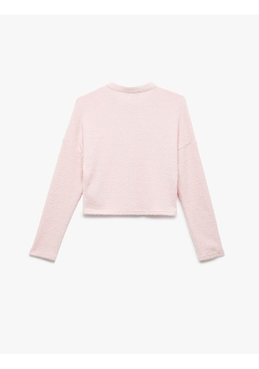 Koton Uzun Kollu Bisiklet Yaka Pembe Kadın Hırka 6wal90006ık Pembe