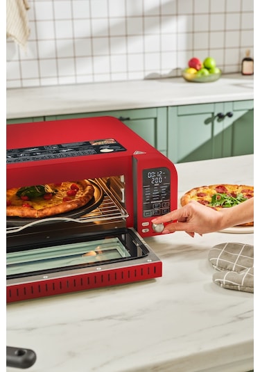Karaca Multicrust Artisan Retro Pizza Makinesi & Airfryer