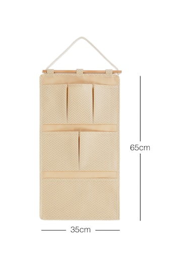 Ocean Home Textile Bej Balıksırtı Duvar Tipi Düzenleyici 35 x 65 cm