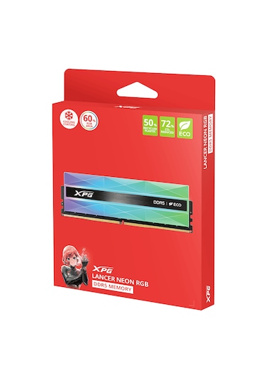 Xpg Lancer Neon 32gb 2x16 6400mhz Cl32 Ddr5 Udımm Ram