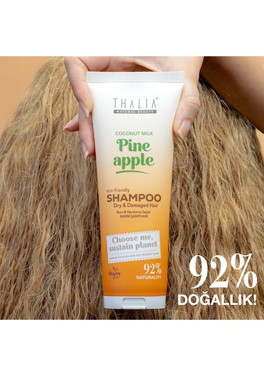 Thalia Ananas & Coconut Özlü Kuru & Yıpranmış Saçlara Özel Bakım Şampuanı 250 ML