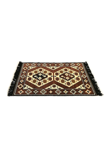 Shark Anadolu Yörük Kilim Kahve Renkli