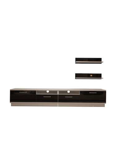Decoraktiv Trendstyle 220r Slm Tv Ünitesi Tv Sehpası Beyaz - Siyah