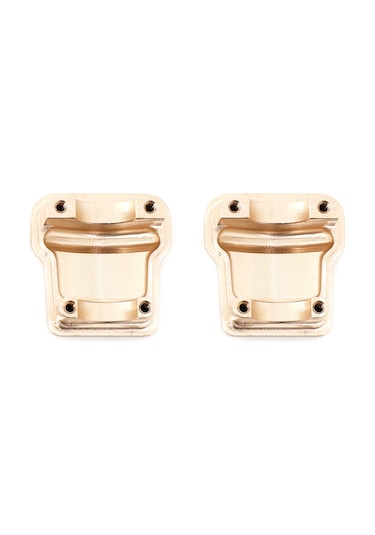 Kosona Traxxas 1/18 Trx4m Land Rover Defender Ve Ford Rampage İçin Ön Ve Arka Aks Kapağı, Pirinç Yükseltme Parçası