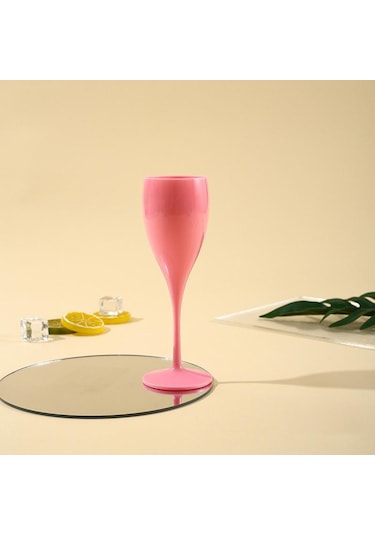 Beyaz Şampanya Flüt Bardak Plastik Şarap Bardakları Bulaşık Makinesinde Yıkanabilir Beyaz Şampanya Bardağı Restoran Bira Viski Drinkware