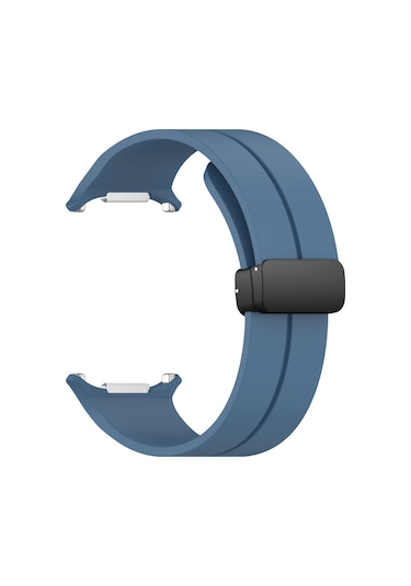 Samsung Galaxy Watch 7 Ultra 47mm Uyumlu Manyetik Mıknatıslı Band Silikon Kordon Kayış