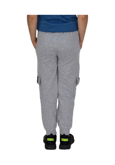 Erkek Çocuk Çift Kargo Cepli Eşofman Altı Bgl-st04631 Gri