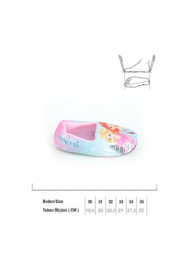 Gezer Kışlık Kız Çocuk Ev İçi Panduf GA7KFE.03110.00.R90.A95 Pembe