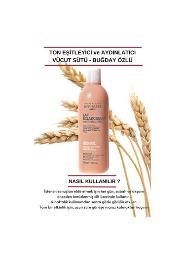 Ton Eşitleyici Ve Aydınlatıcı Vücut Sütü - Buğday Özlü 500ml